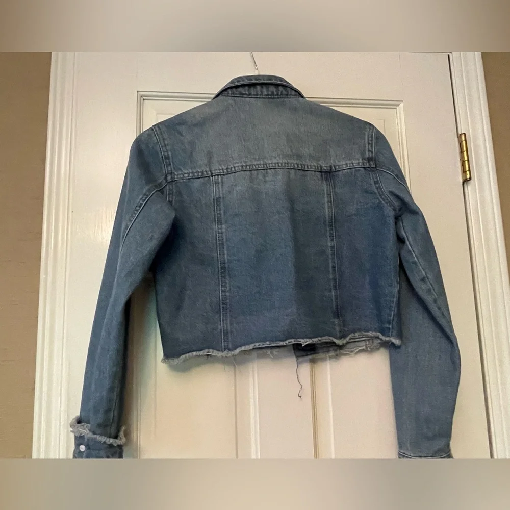 HIGHWAY‎ JEANS Cropped Denim Jacket
